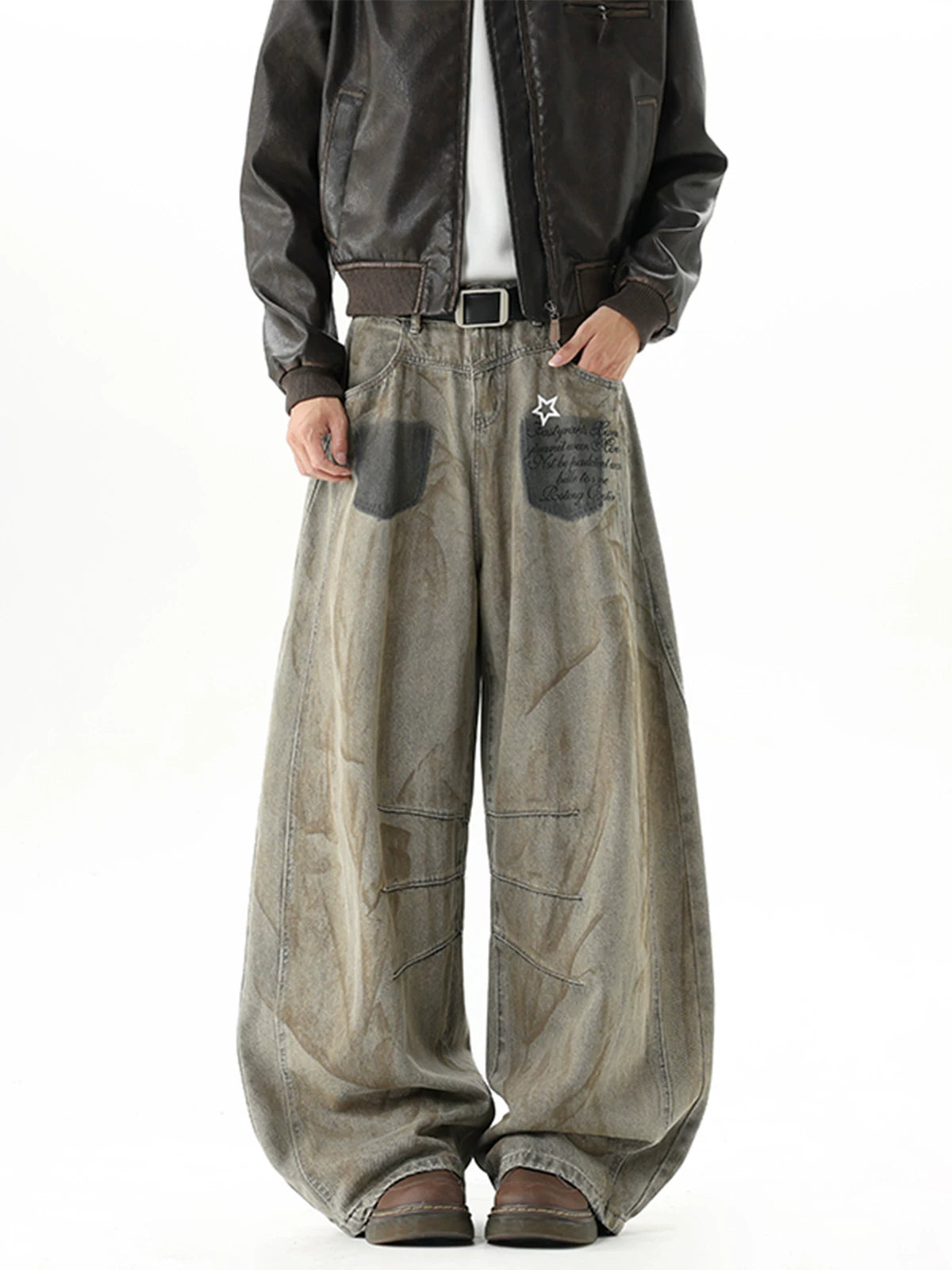 Rust Drift Graffiti Balloon Jeans