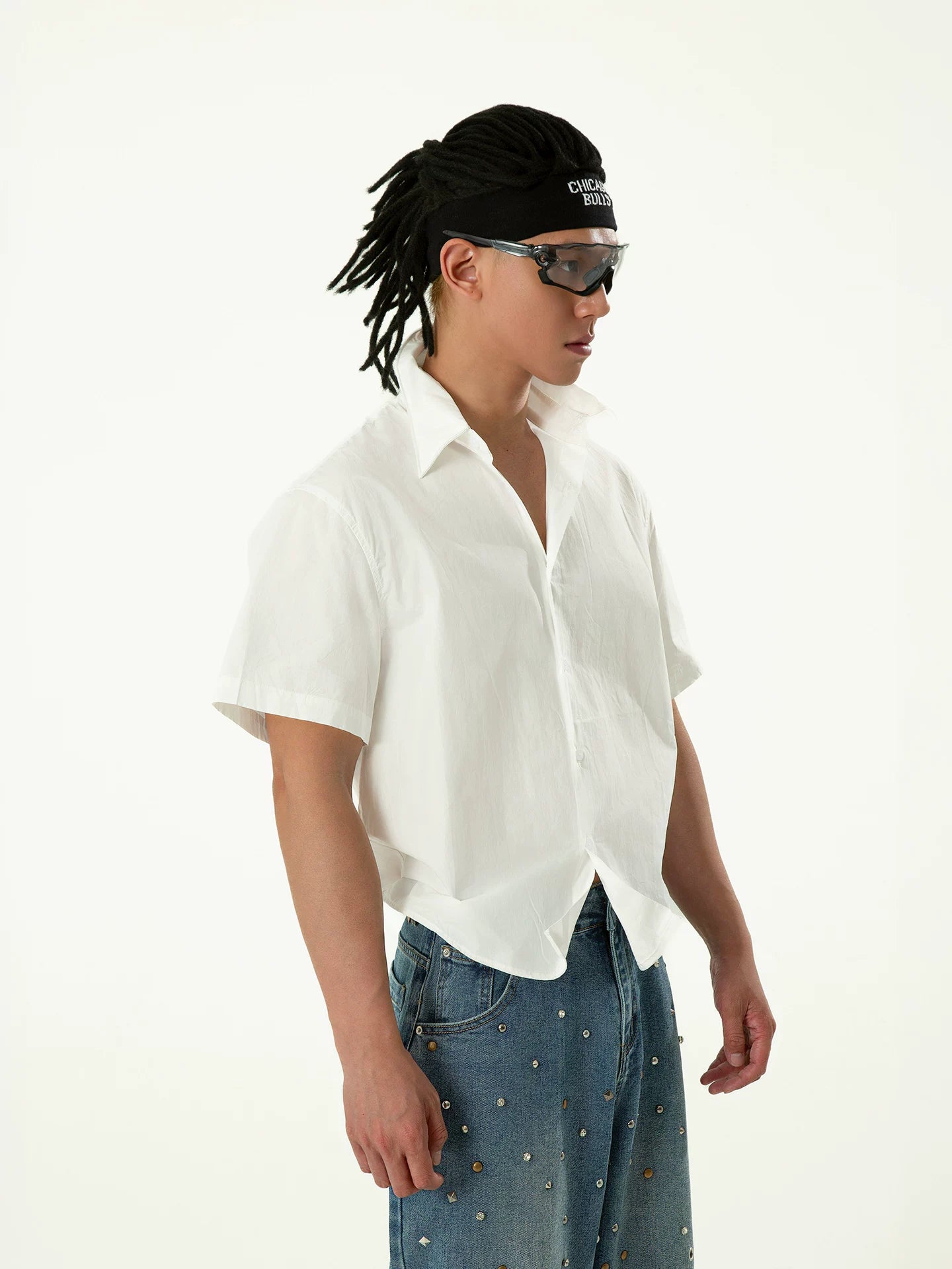 Breeze Boxy Short-Sleeve Poplin Shirt