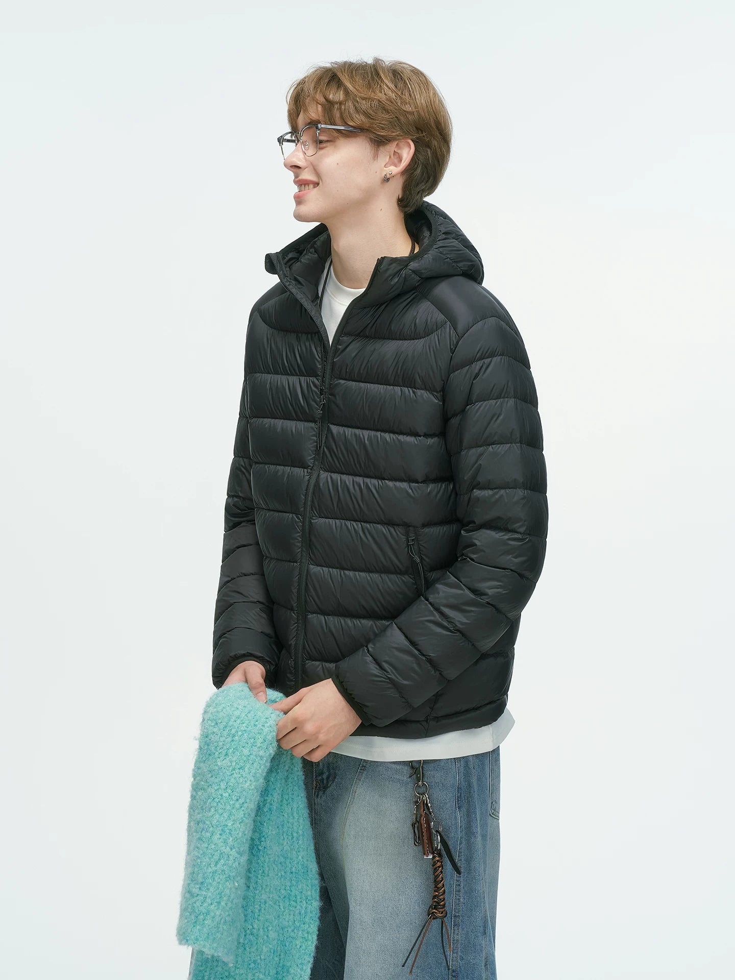 Frostbeam Dual-Tone Puffer Hoodie