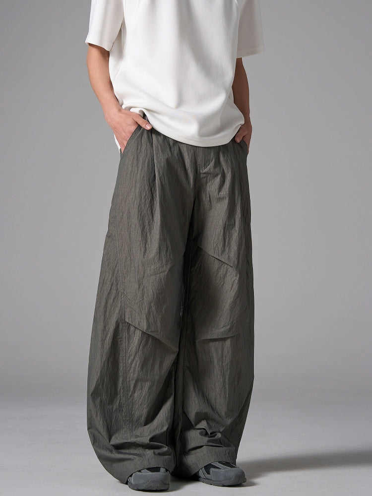 Nimbus Drift Crinkle Wide Pants