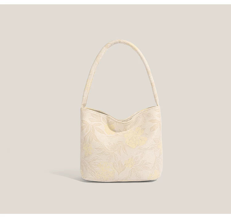 Mint Blossom Hobo Tote