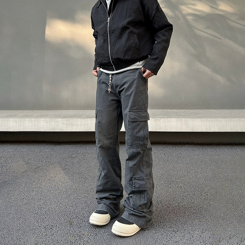Charcoal Haze Utility Cargo Pants