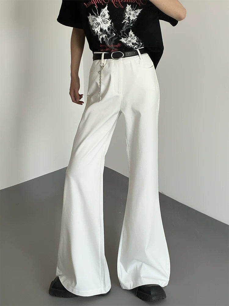 Butterfly Flare White Trousers