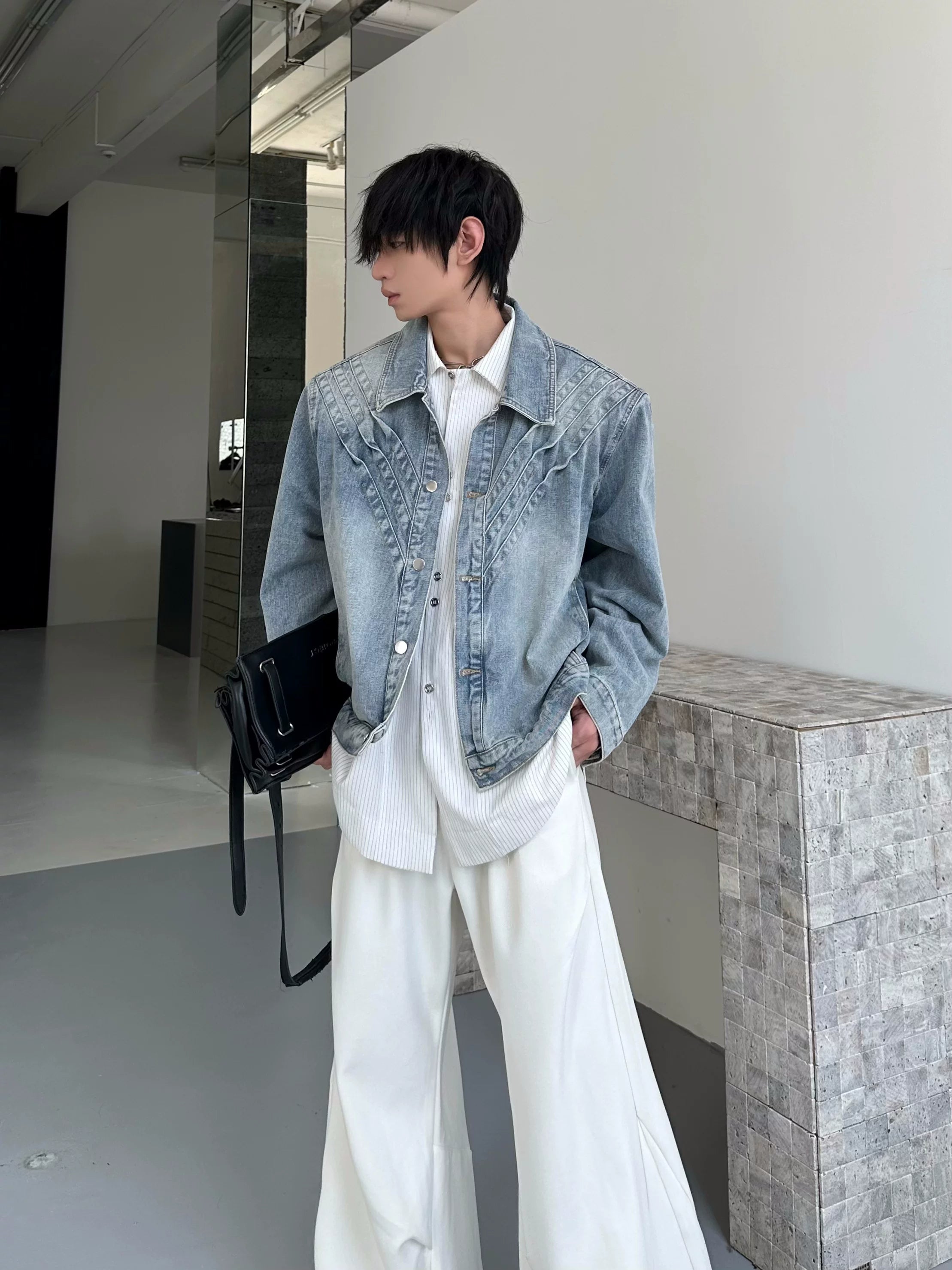 Skyline Chevron Denim Jacket