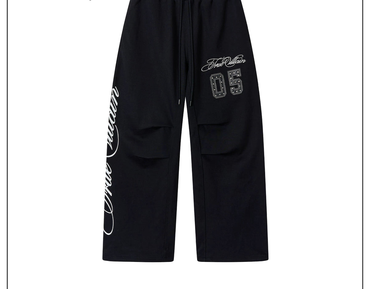 Midnight Crest Script Zip Hoodie