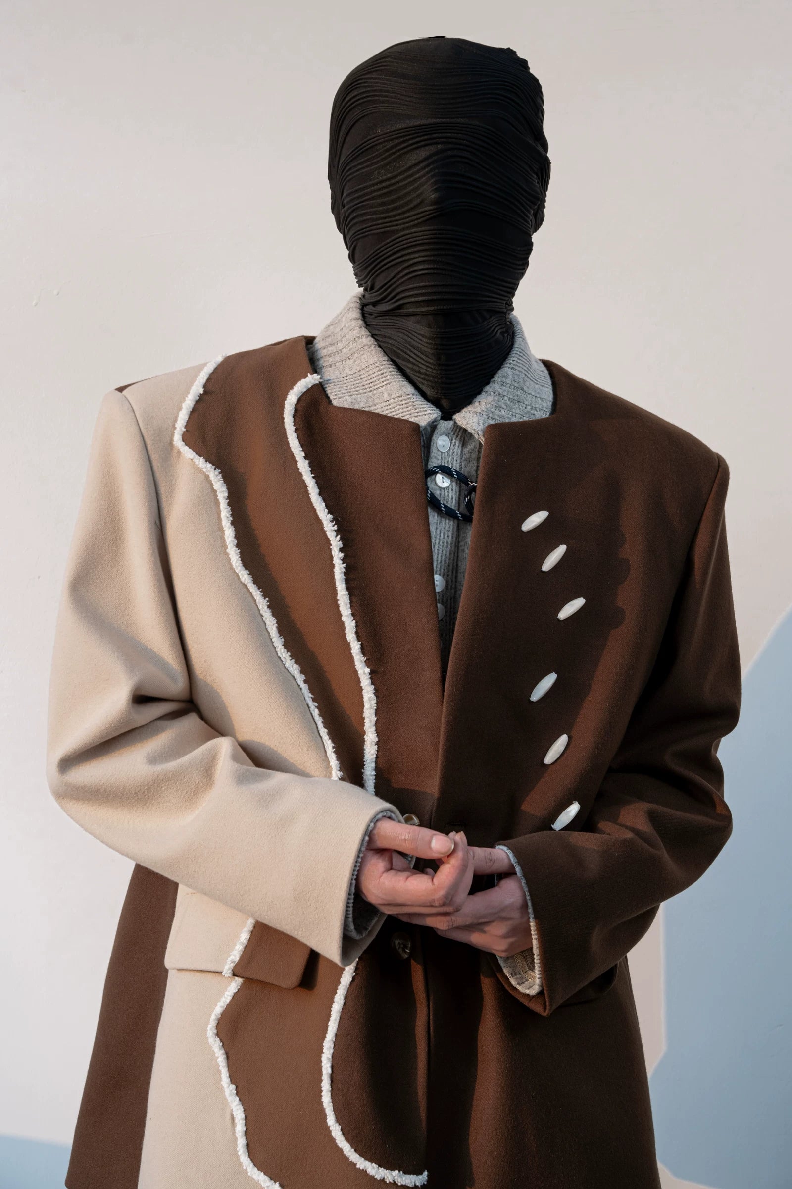 Dune Tide Shell-Embellished Split Blazer
