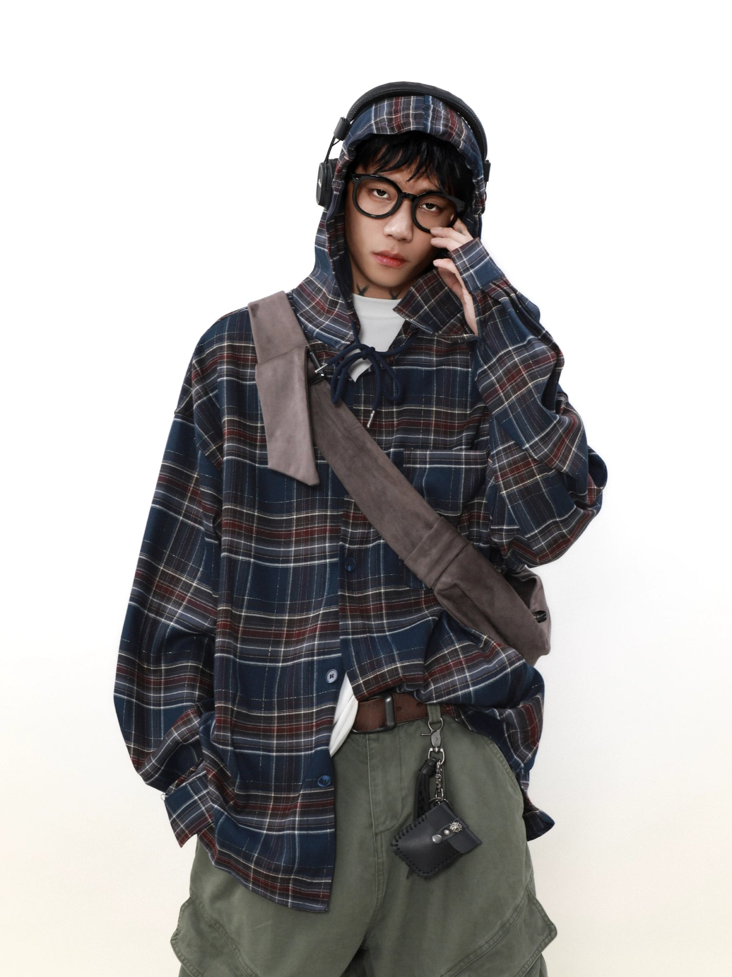 Midnight Scout Hooded Check Shirt