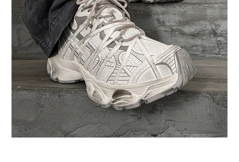 Graphic Platform Chunky Sneakers