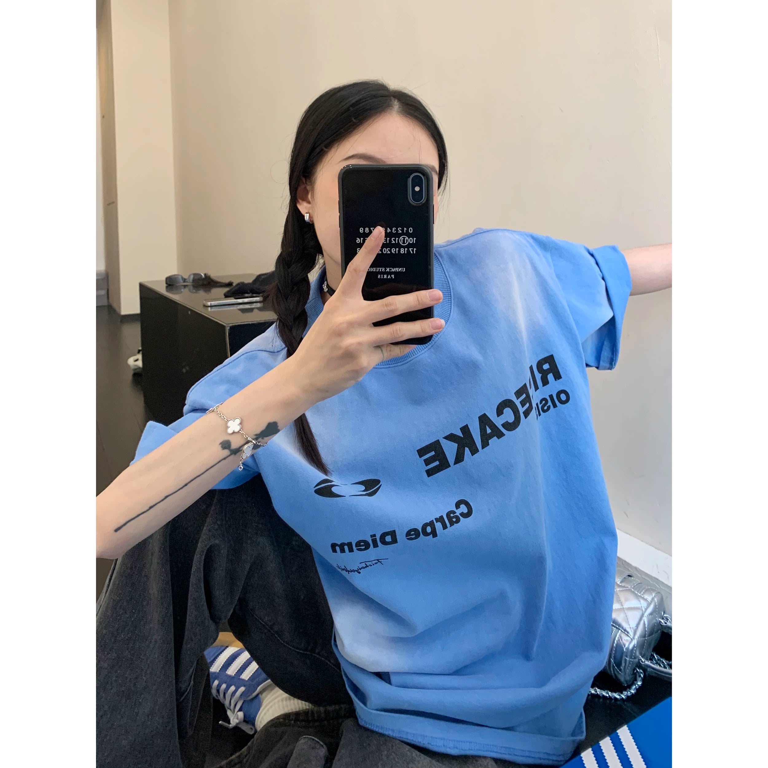 Sky Fade Ricecake Tee