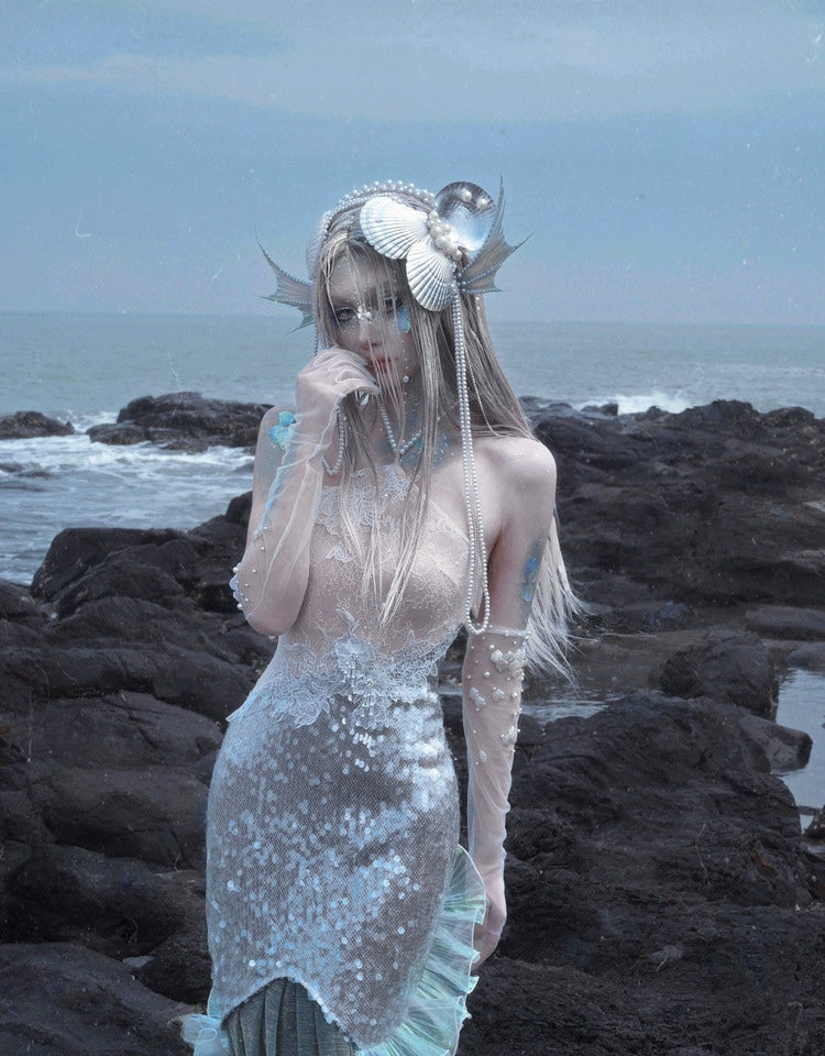 Polarized Gown Mermaid Dress