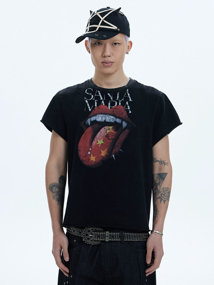 Vampire Tongue Graphic Tee