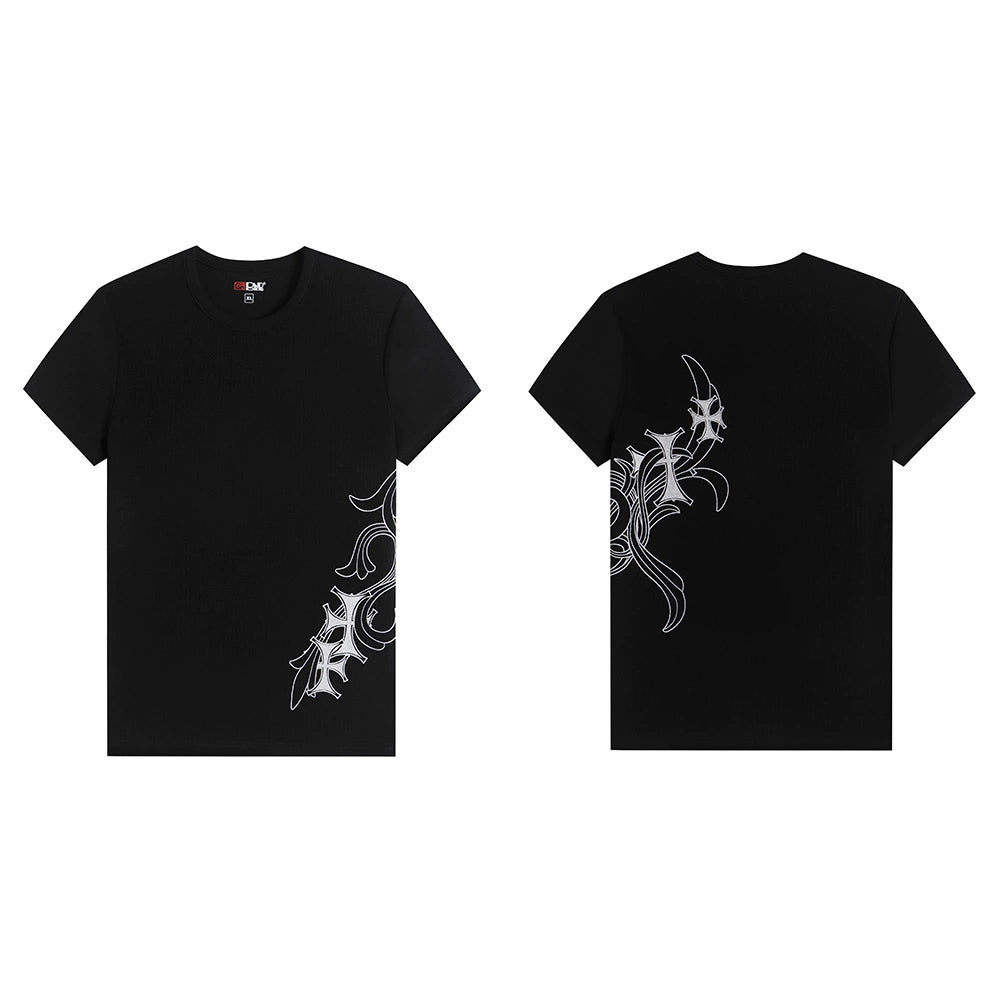 Tattoo Graphic Fitted T-Shirt