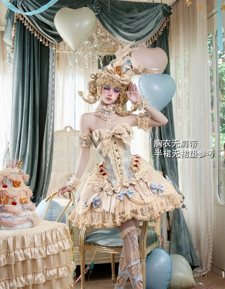 Off Shoulder Ribbon Corset Top