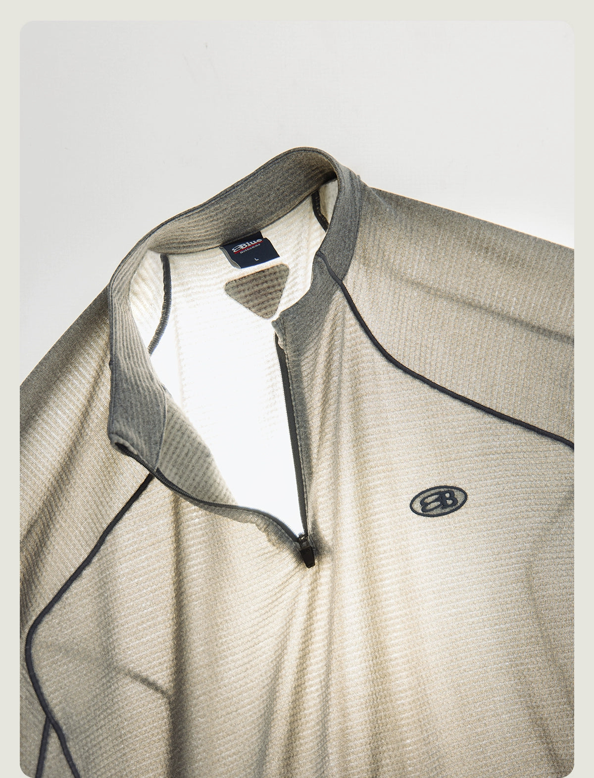 Wool Thermal Stand-Collar T-shirt