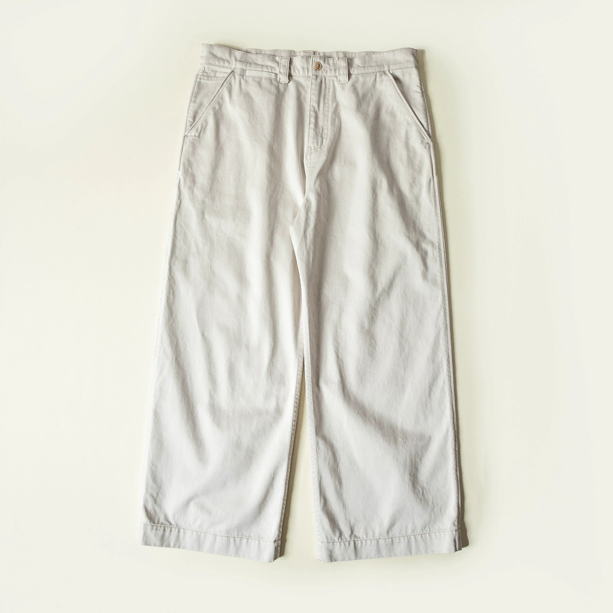 Wide-Leg Casual Straight PantsX