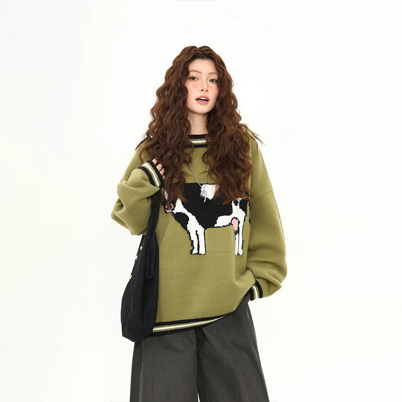Moo Muse Cozy Knit Sweater
