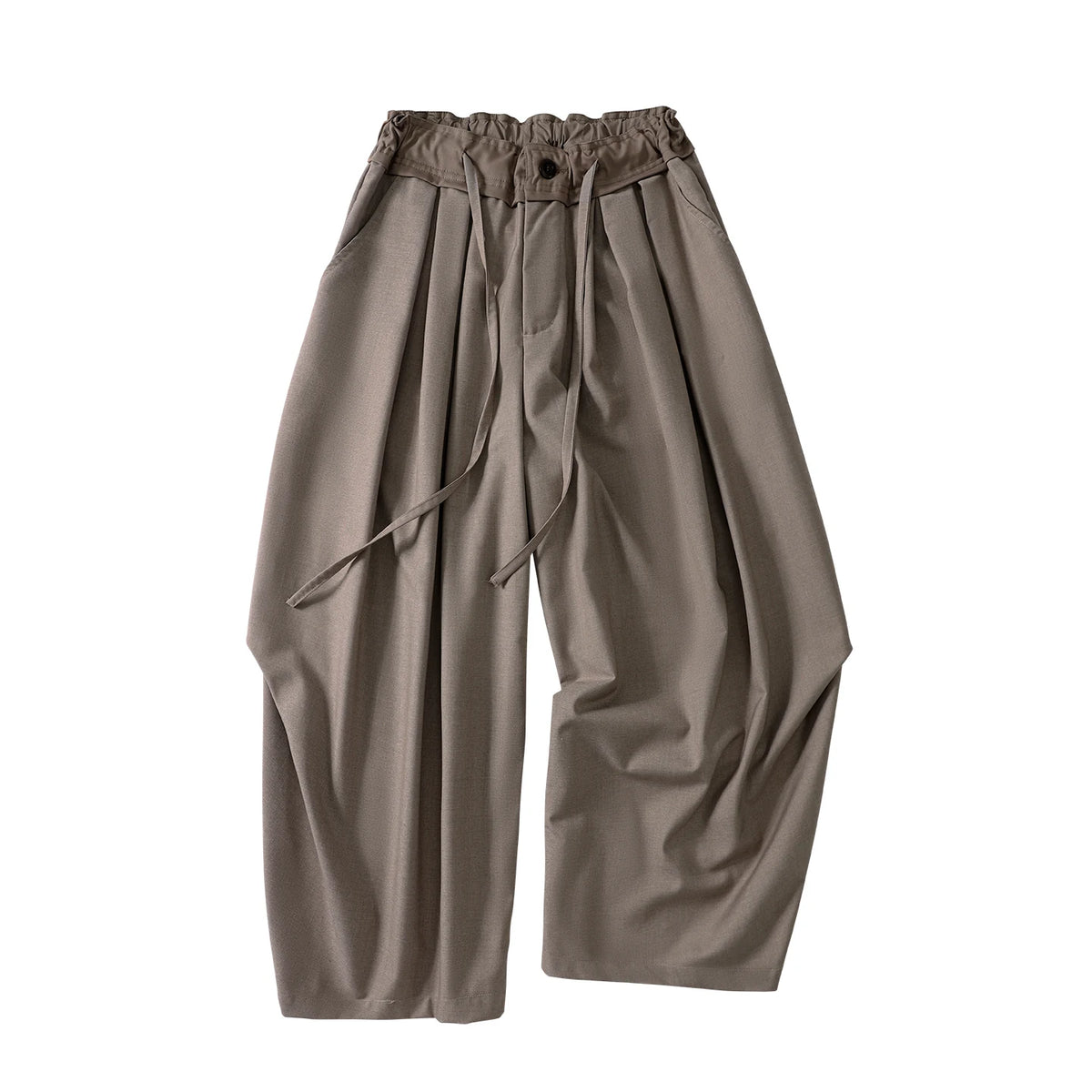 Drawstring Cocoon Balloon Trousers