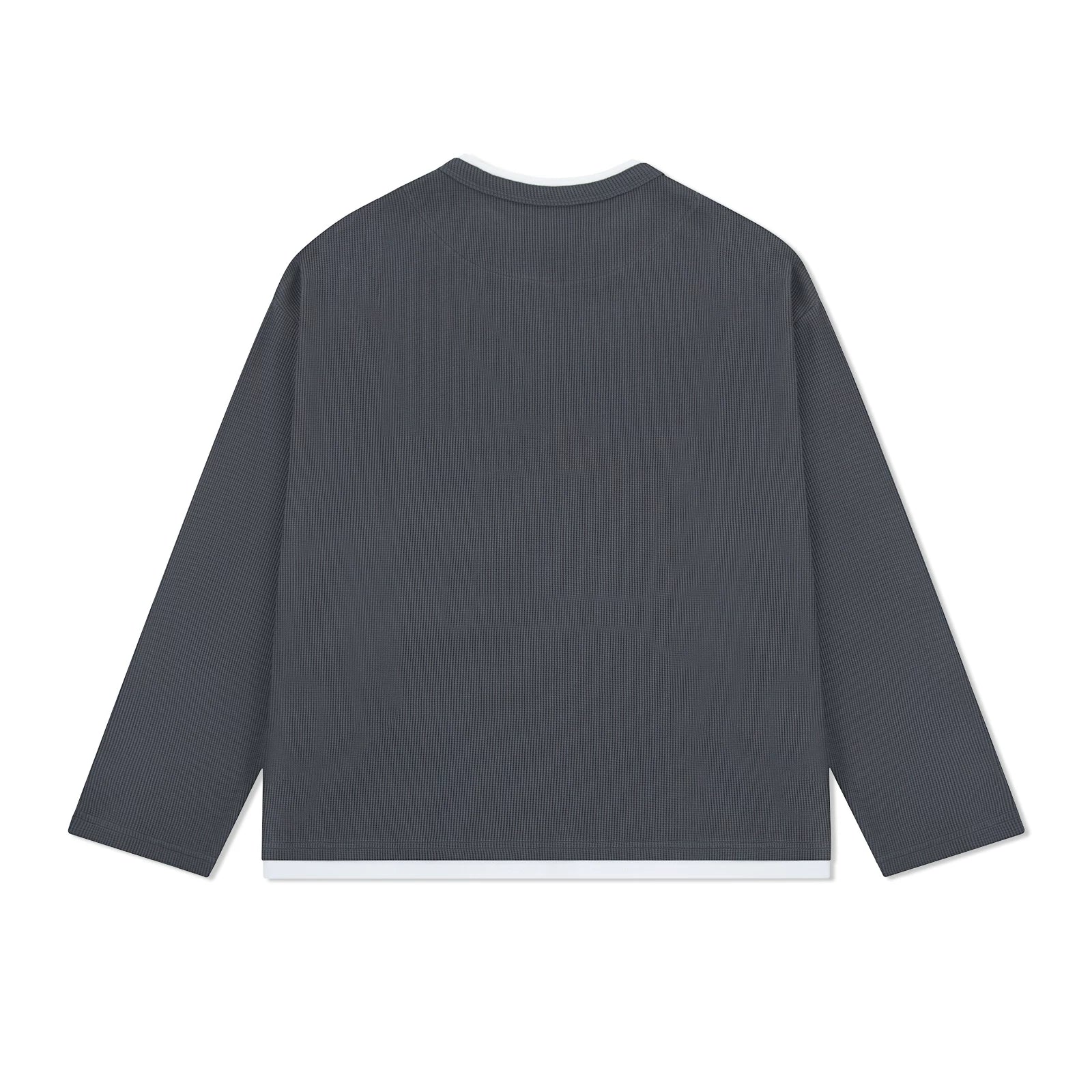 Layernotch Waffle Long Sleeve Tee