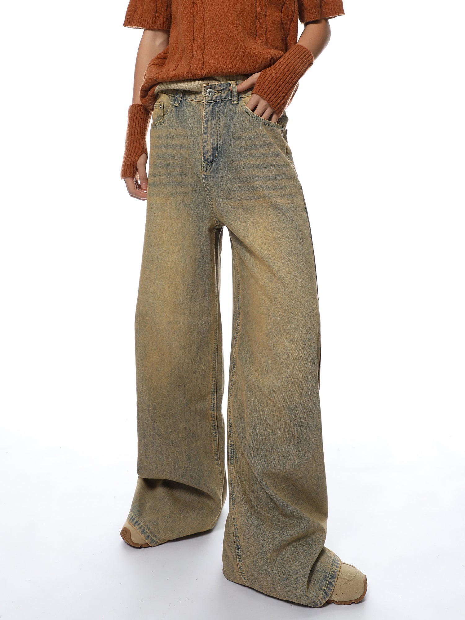 Desert Mirage Wide-Leg Jeans