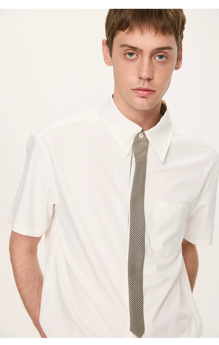 Preppy Short Sleeve Shirt