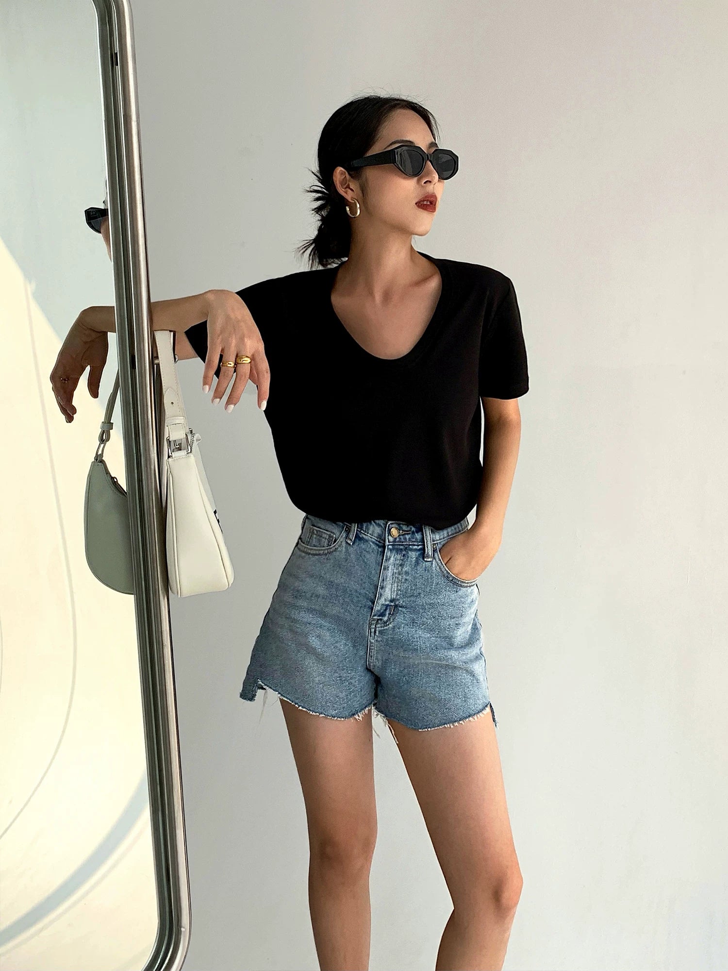 Coastal Muse Scoop-Neck Tee