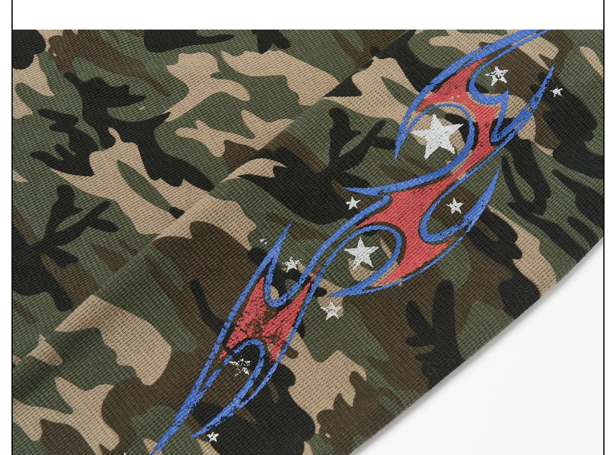 Starbound Camo Graphic Long Sleeve Tee