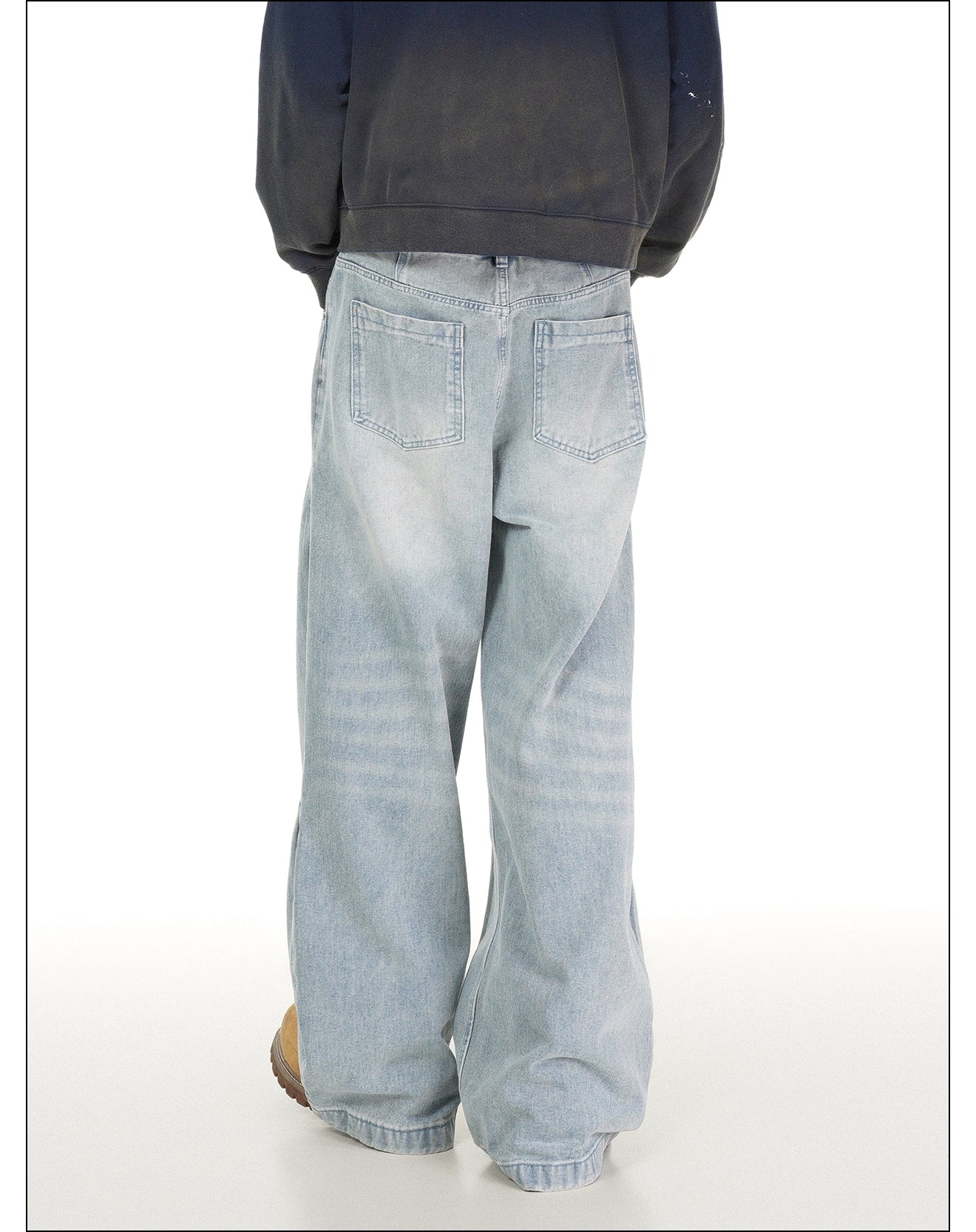 Glacier Wash Giant Leg Jeans