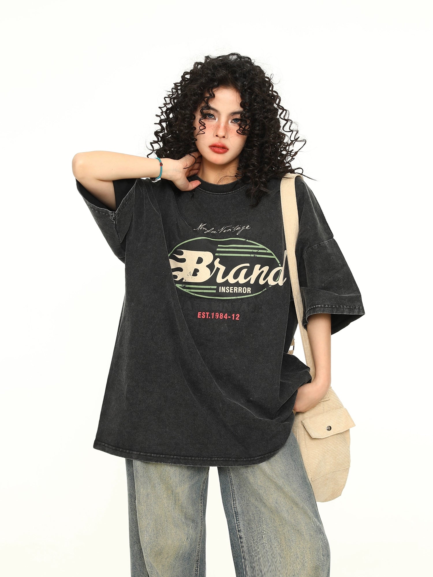 Retro Flame Logo Tee