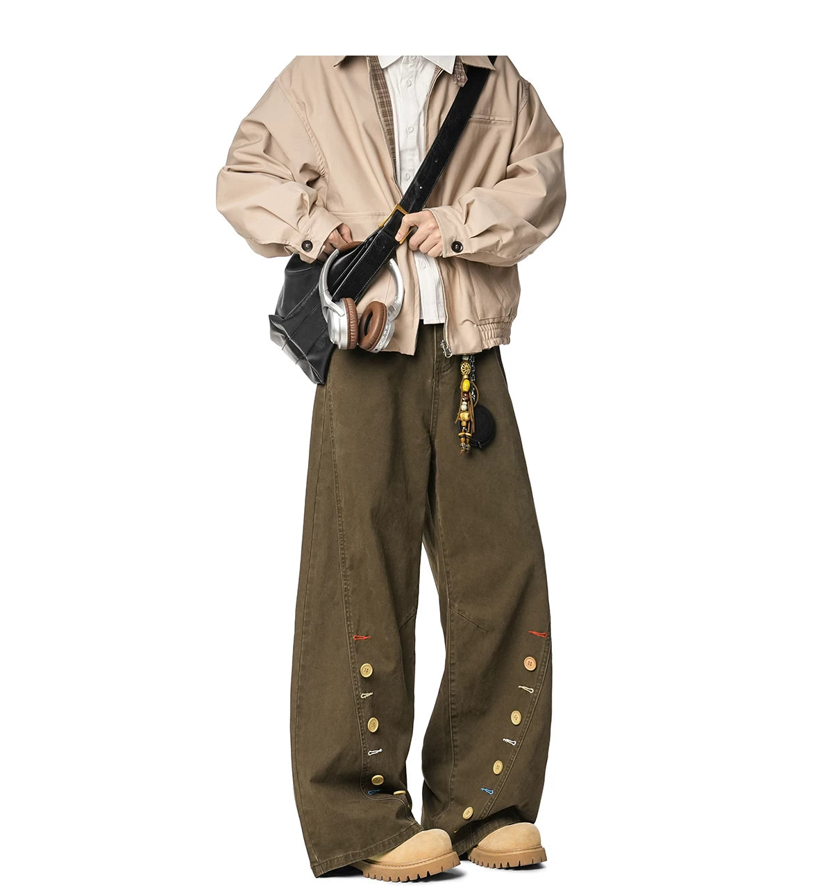 Patchline Carnival Wide-Leg Jeans