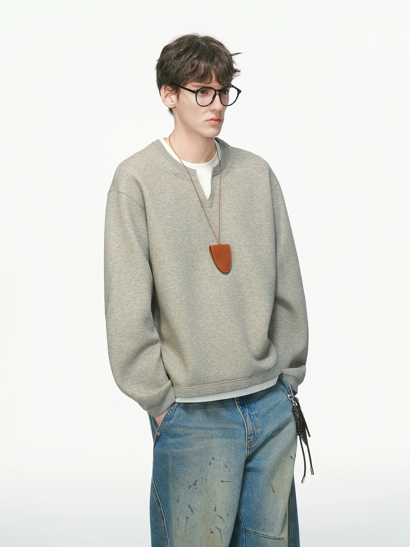Softlane Layered Crew Sweatshirt