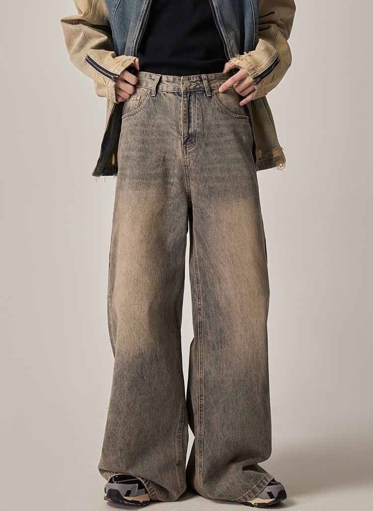 Sandstorm Fade Ultra-Wide Leg Vintage Jeans