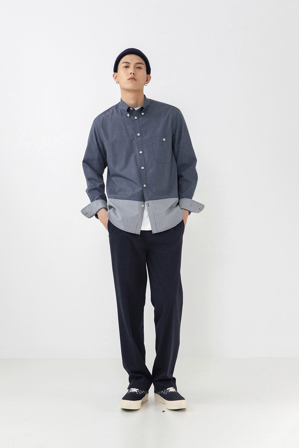 Split Hem Straight Pants