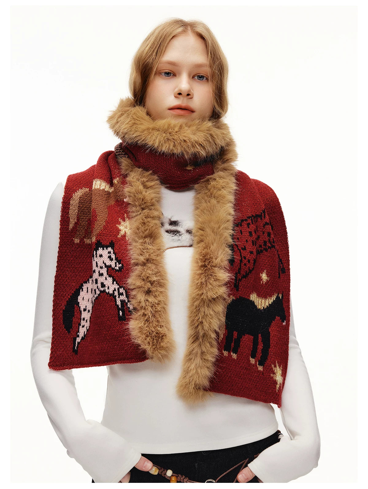 Starlight Pony Meadow Furry Scarf