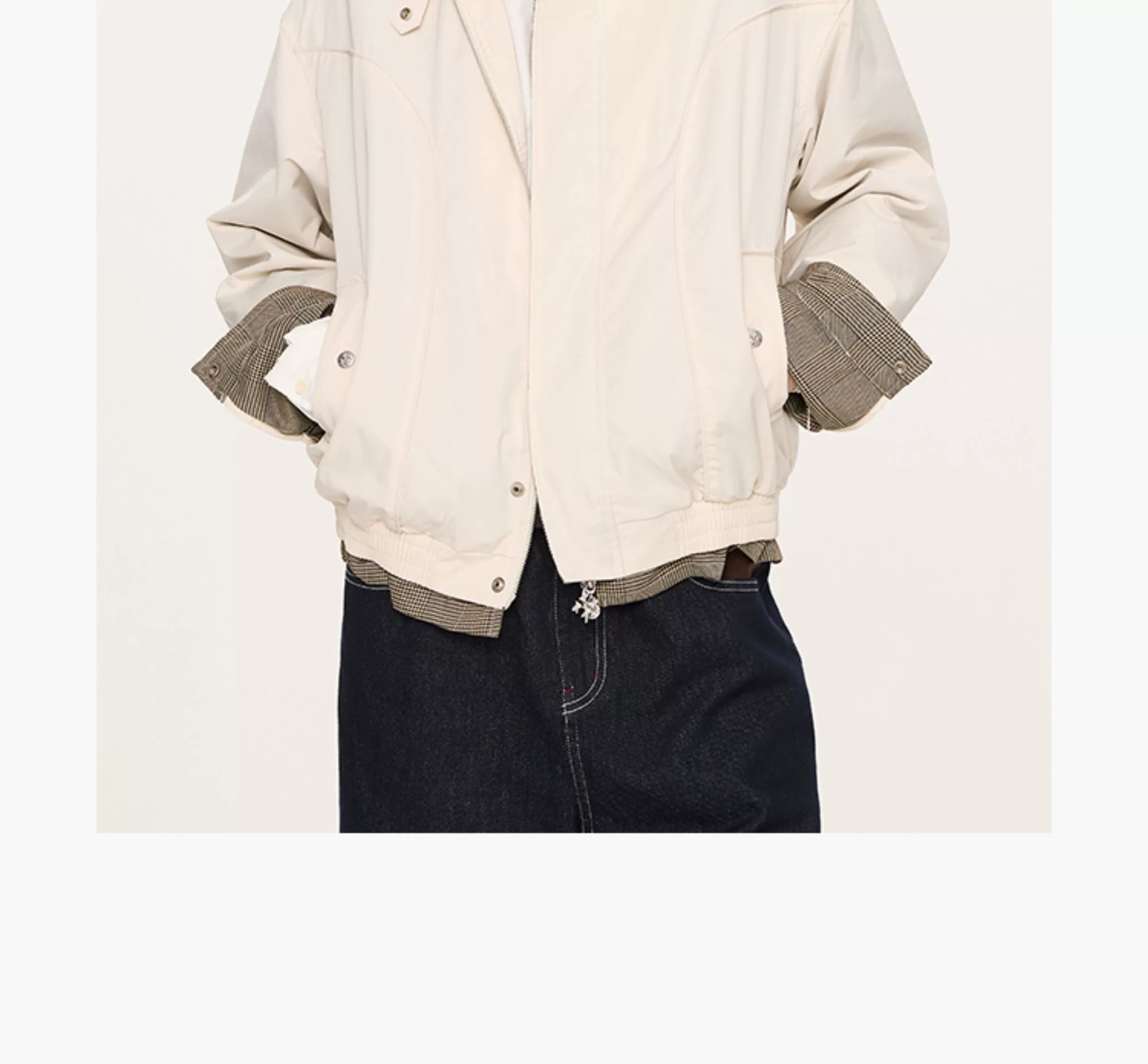 Harrington Jackets with Plaid Lining