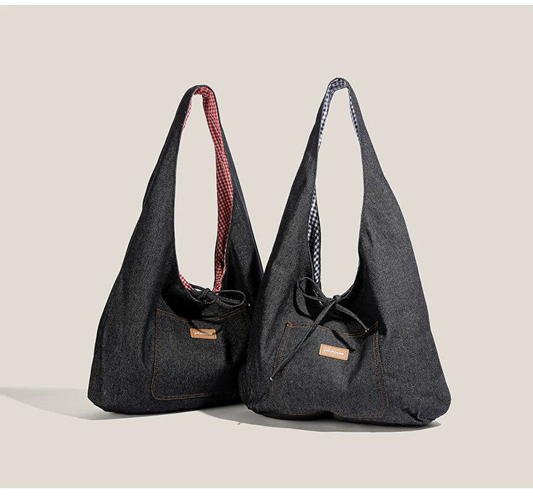 Denim Picnic Sling Tote