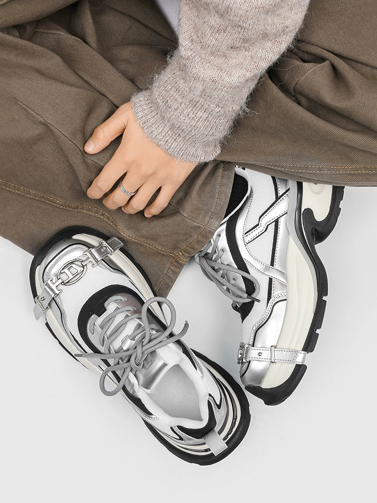 Chunky Futuristic with Strap and Buckle Detailing