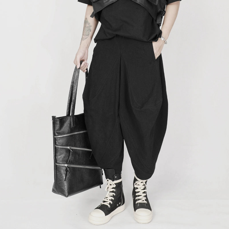 Black Wrap Kimono Shirt