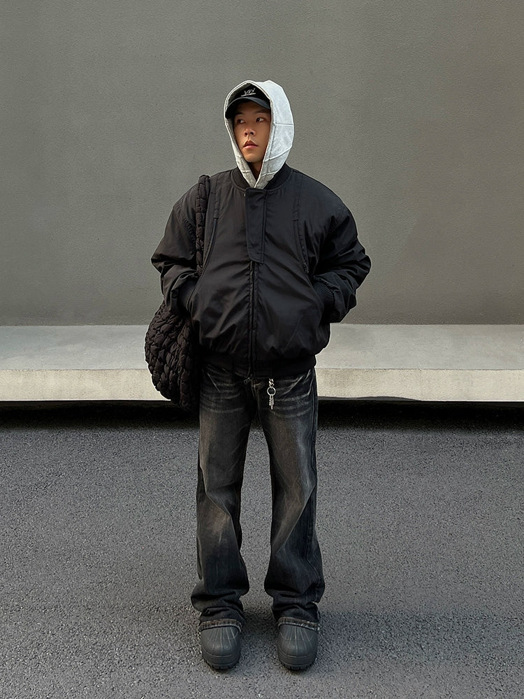 Shadow Relay Utility Bomber Jacket