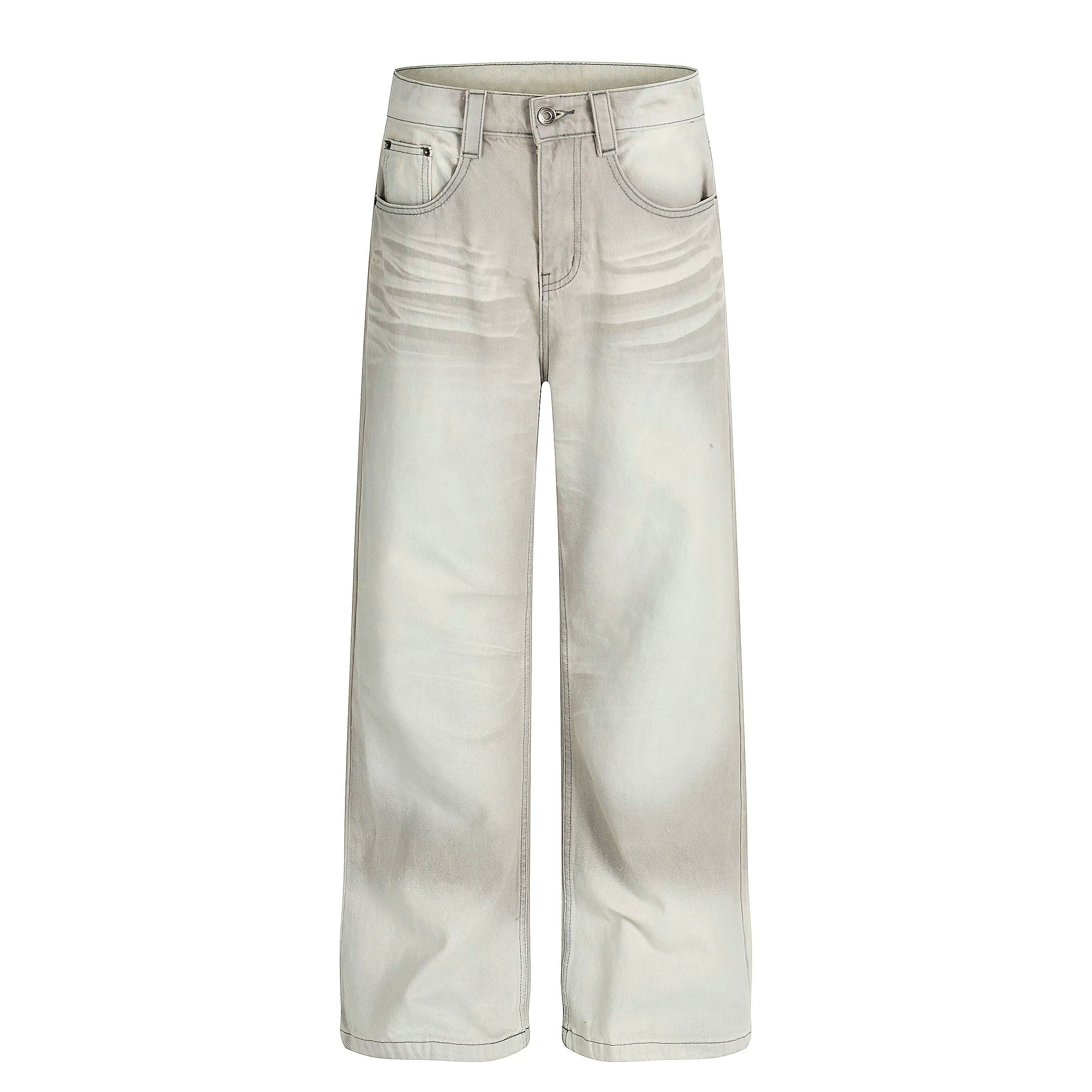 Frost Wash Wide Jeans