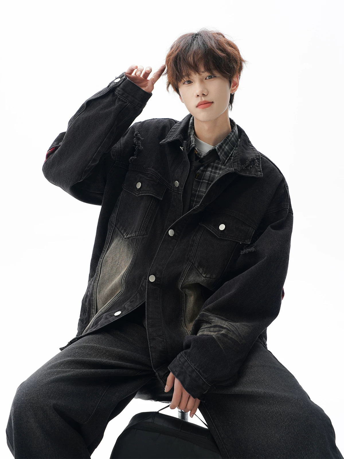 Patch Vintage Denim Jacket