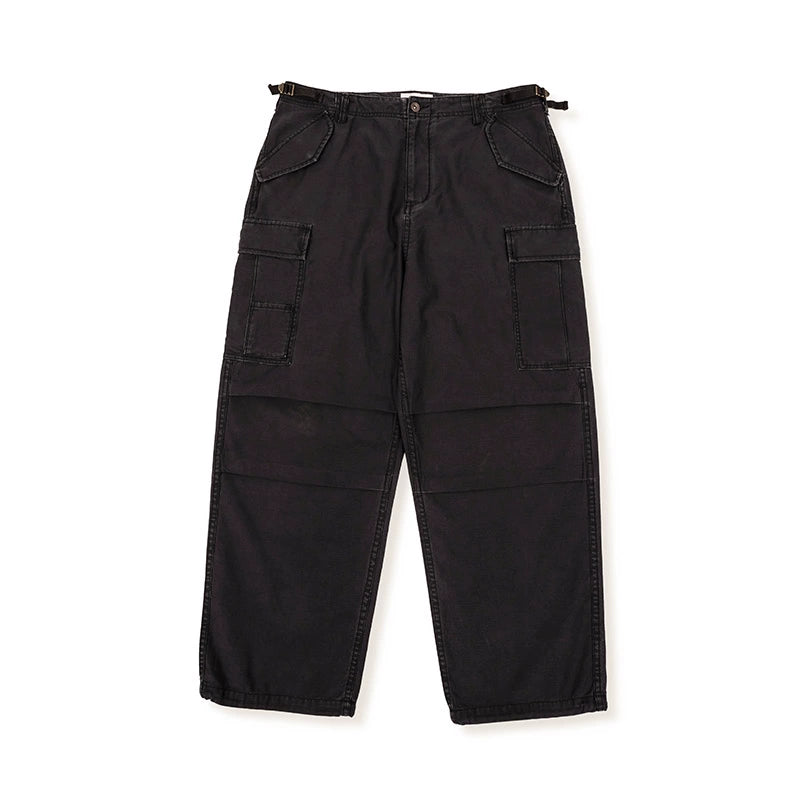 Straight-Leg Multi-Pocket Loose Casual Pants