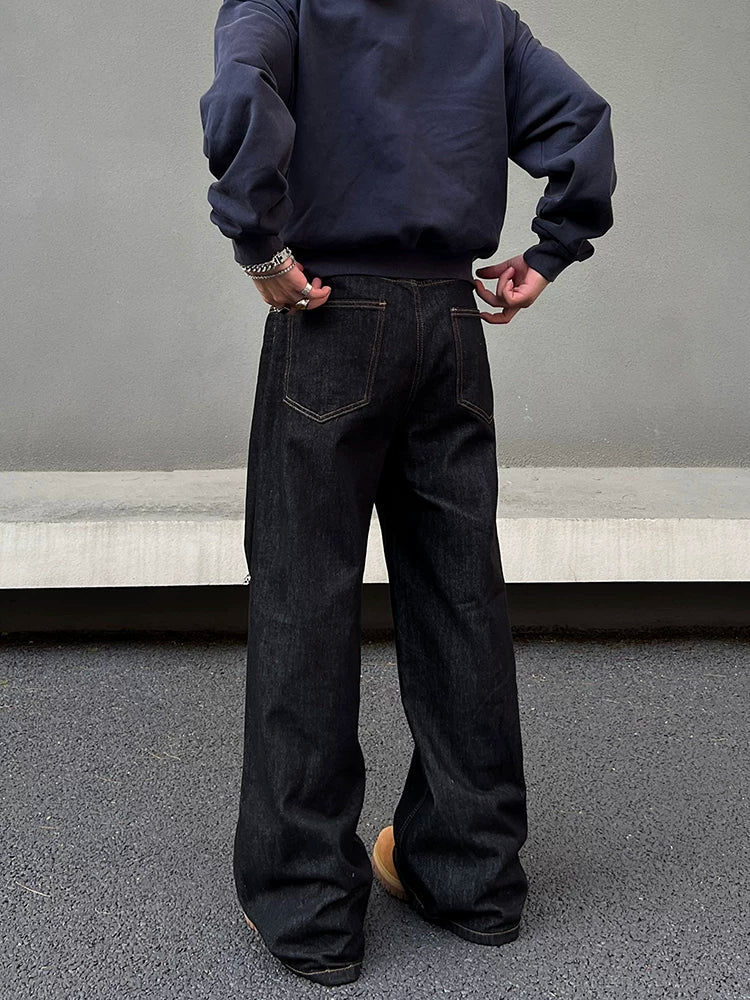 Raw Night Wide Jeans