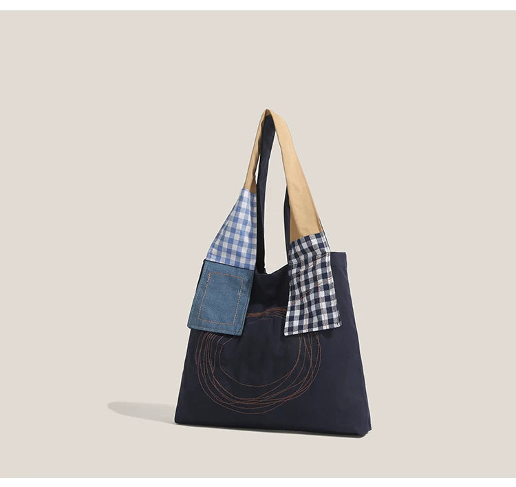 Patchwork Picnic Loop Tote