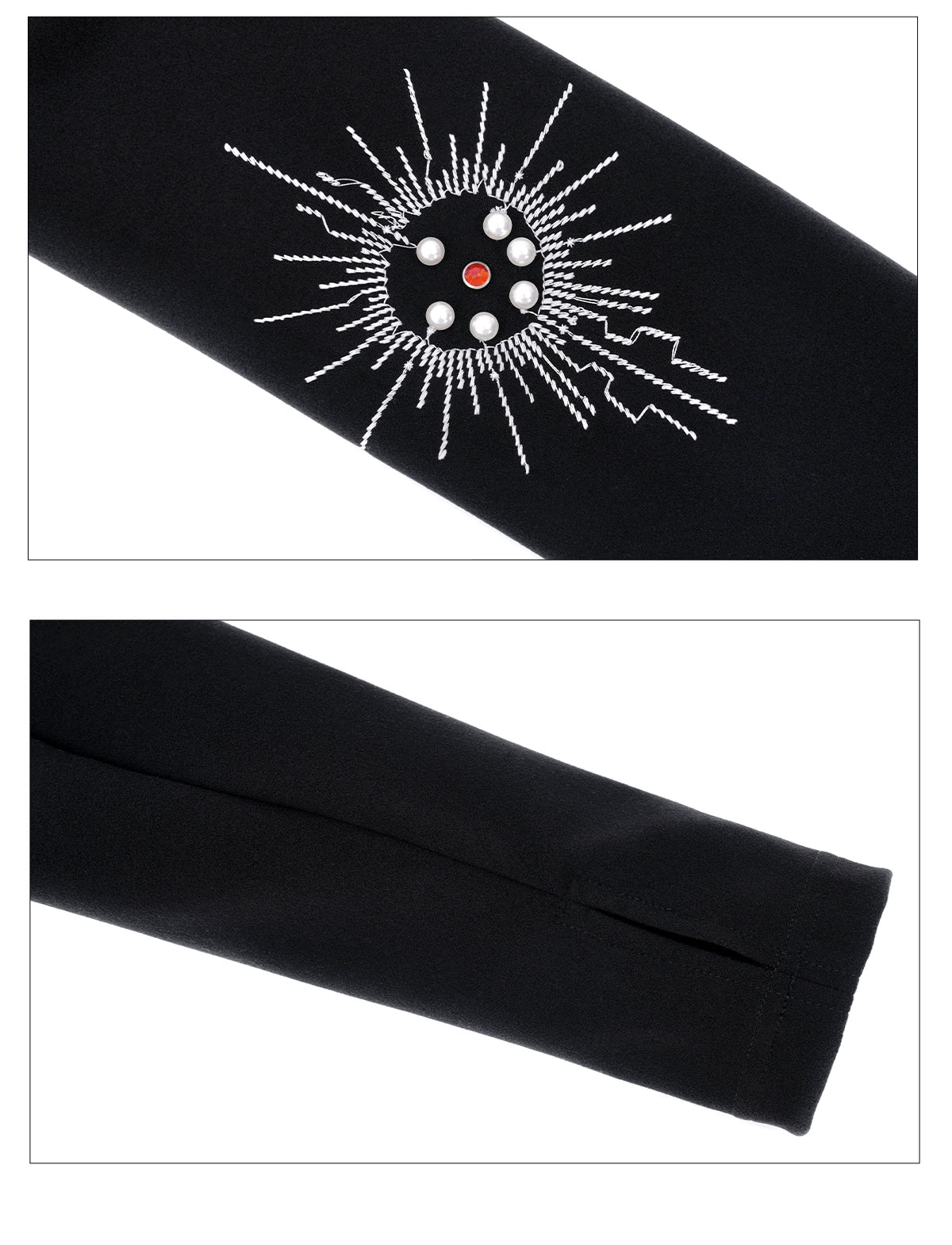 Solar Pulse Mock Neck Top