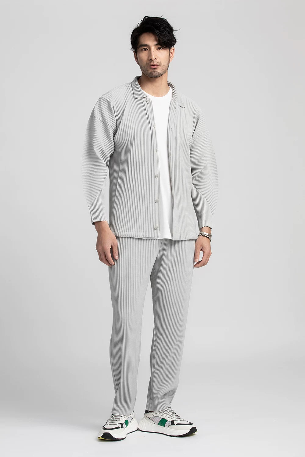 Loam Pleated Stripe Shirt