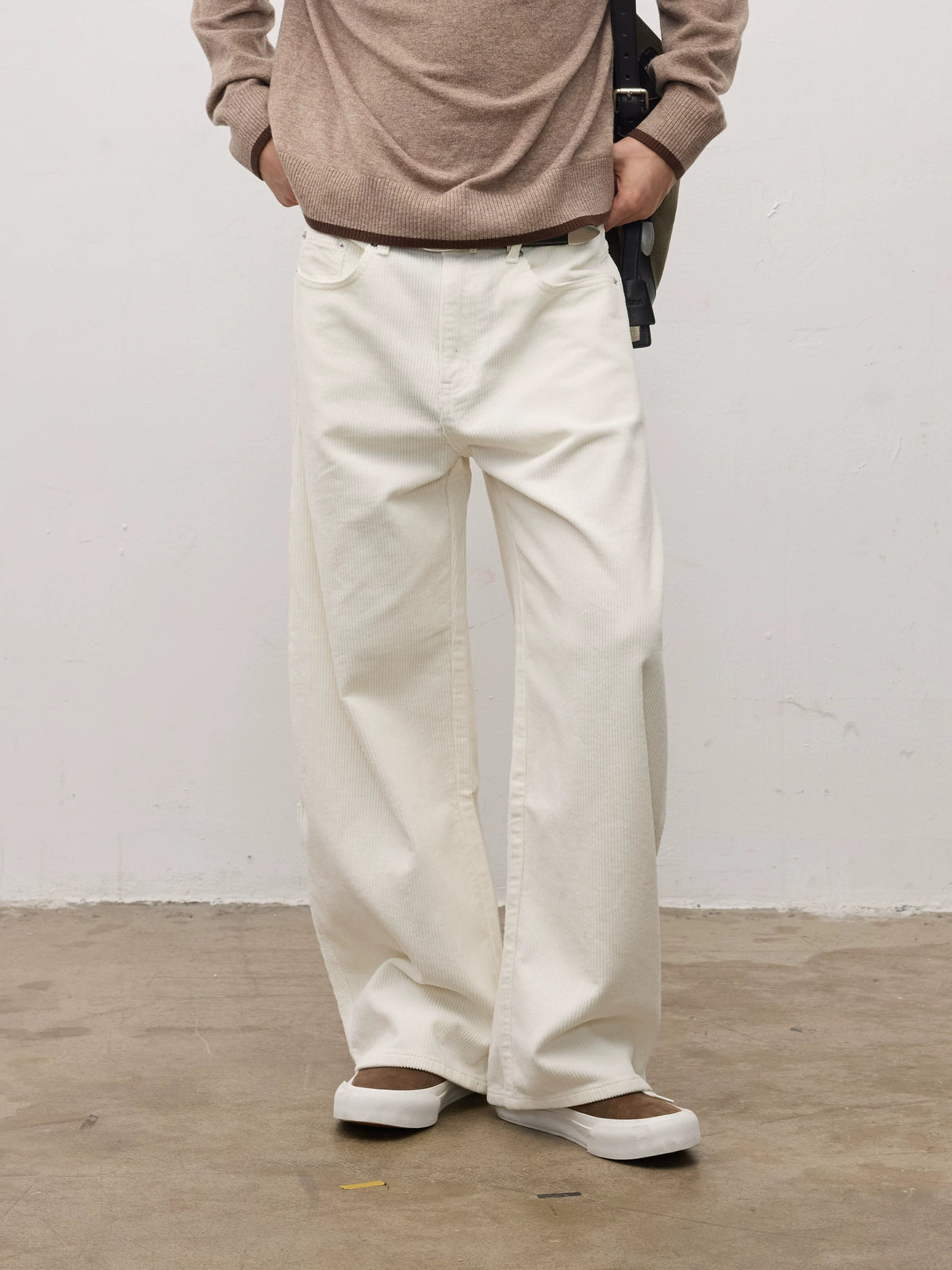 Marlow Wide-Leg Corduroy Trousers