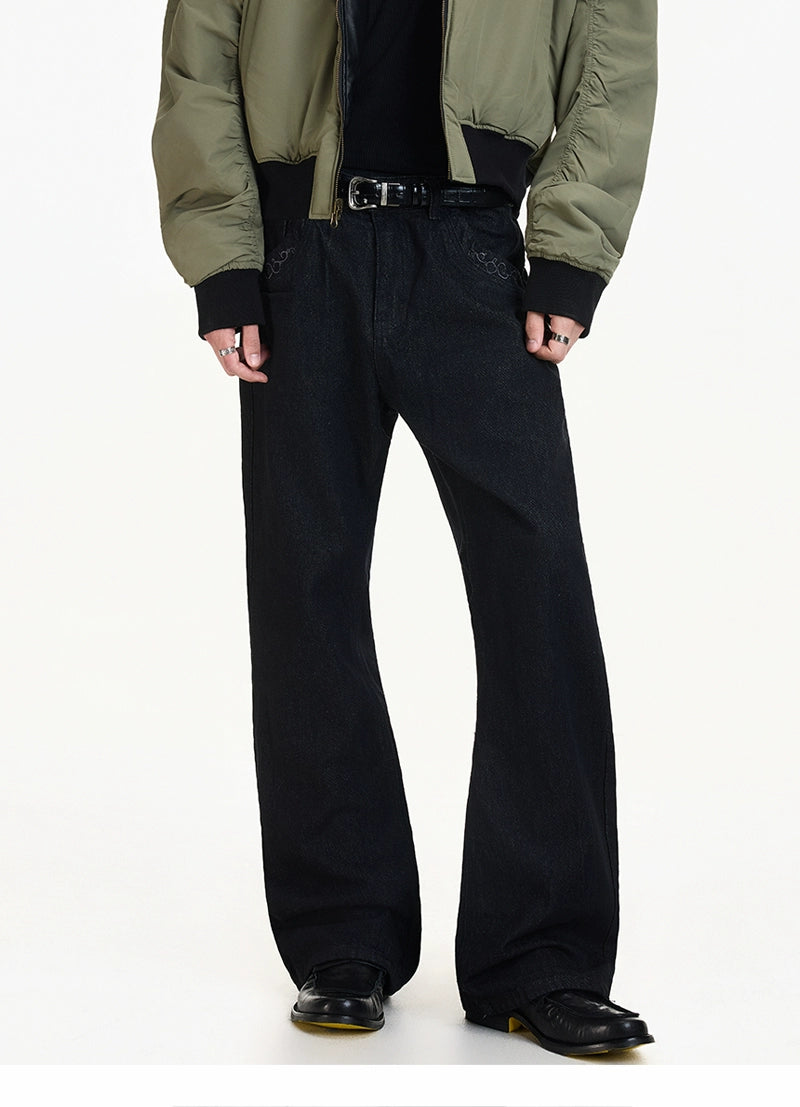 Midnight Aegis Wide Jeans