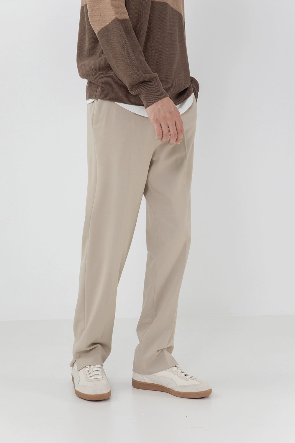 Split Hem Straight Pants