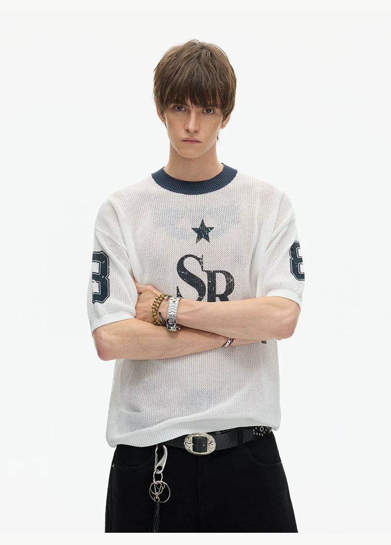 Star Savior Mesh Varsity Tee