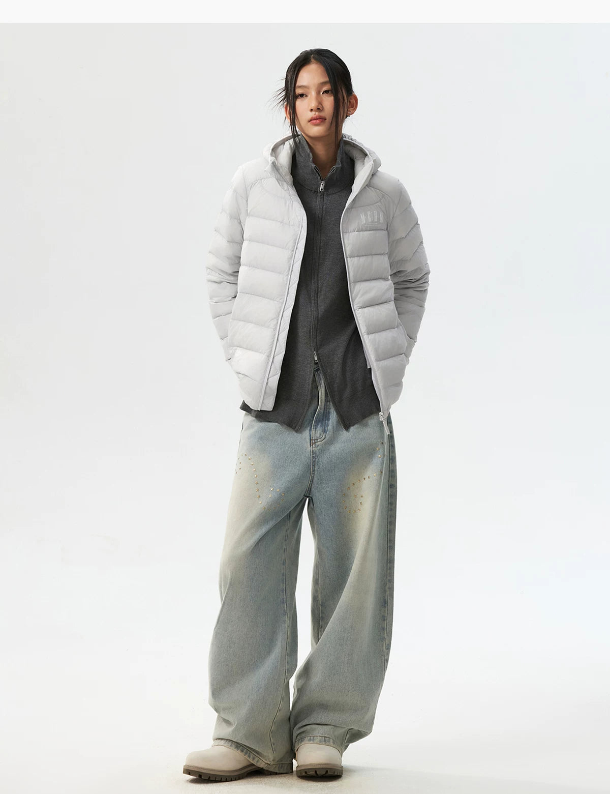 Ultra-Light Hooded Down Puffer Jacket